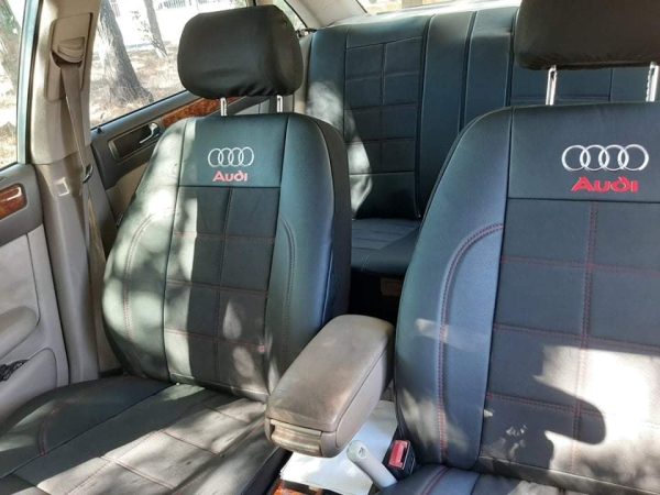 Sėdynių užvalkalai Audi A4 - Alcantara ir eko oda - Image 4