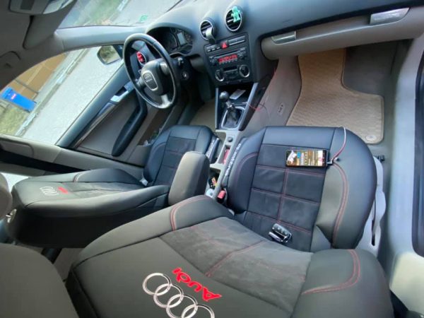 Sėdynių užvalkalai Audi A4 - Alcantara ir eko oda - Image 7