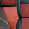 Pilnas sėdynių užvalkalų komplektas LUX bordo Alcantara Alcantara ir eko oda - Image 3