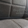 Pilnas sėdynių užvalkalų komplektas LUX perforuota Alcantara ir eko oda - Image 3