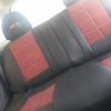 Pilnas sėdynių užvalkalų komplektas LUX bordo Alcantara Alcantara ir eko oda - Image 6