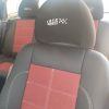 Pilnas sėdynių užvalkalų komplektas LUX bordo Alcantara Alcantara ir eko oda - Image 5
