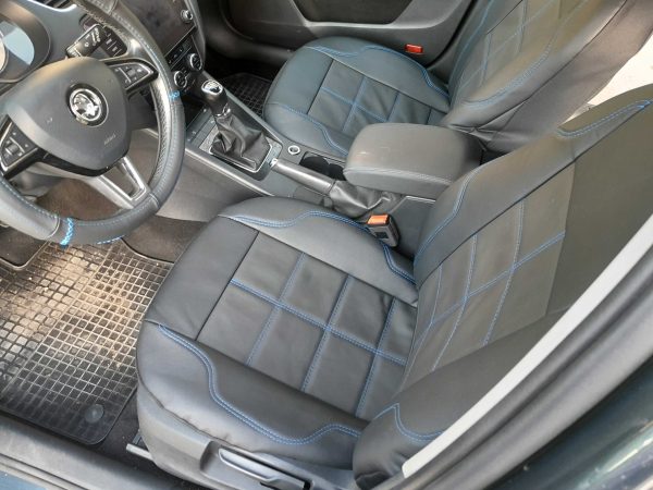 Sėdynių užvalkalai Skoda Octavia - natūrali ir eko oda - Image 3