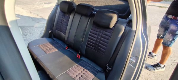Sėdynių užvalkalai VW GOLF - reljefinė Alcantara ir eko oda - Image 6