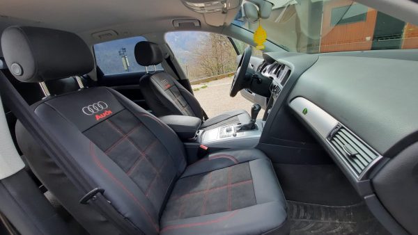 Sėdynių užvalkalai Audi A6 - Alcantara ir eko oda - Image 4