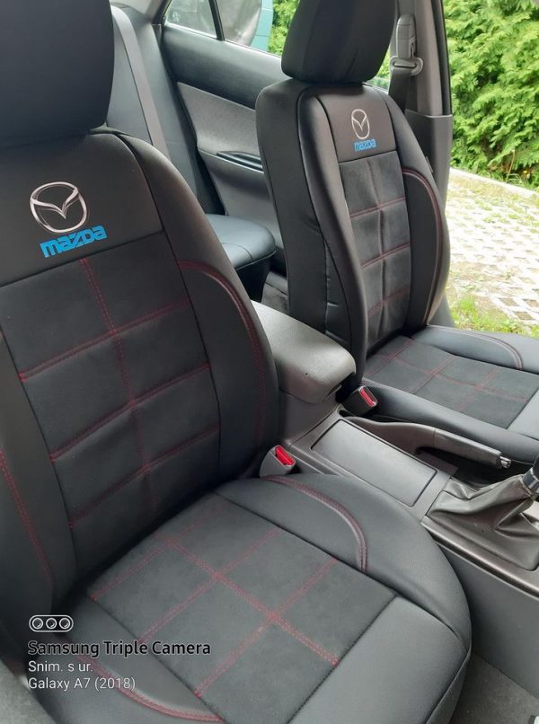 Sėdynių užvalkalai Mazda 6 - Alcantara ir eko oda