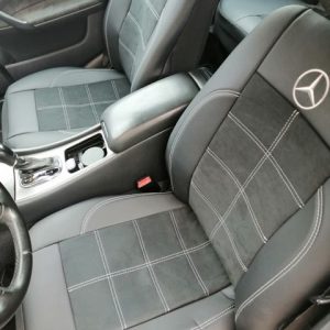 Sėdynių užvalkalai Mercedes C klasė – Alcantara ir eko oda