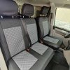 Mikroautobusų sėdynių užvalkalai 2+1 - pilka dygsniuota eko oda