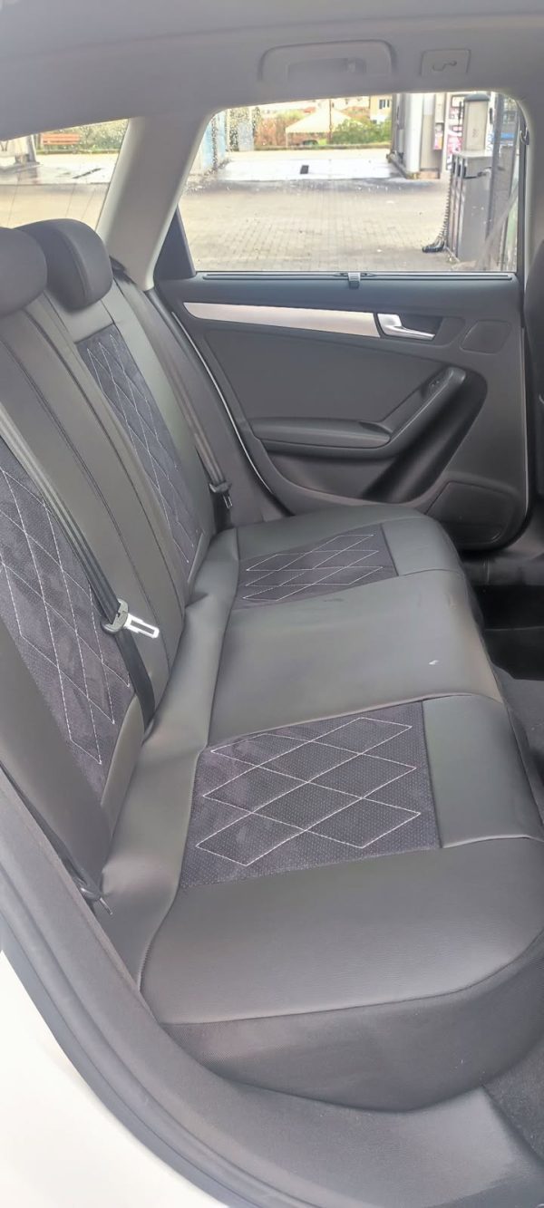 Sėdynių užvalkalai Audi A4 - perforuota Alcantara ir eko oda - Image 2